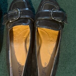 •••••••Elegant Black Wedge Loafers xxxx LETS MAKE A DEAL!!!!